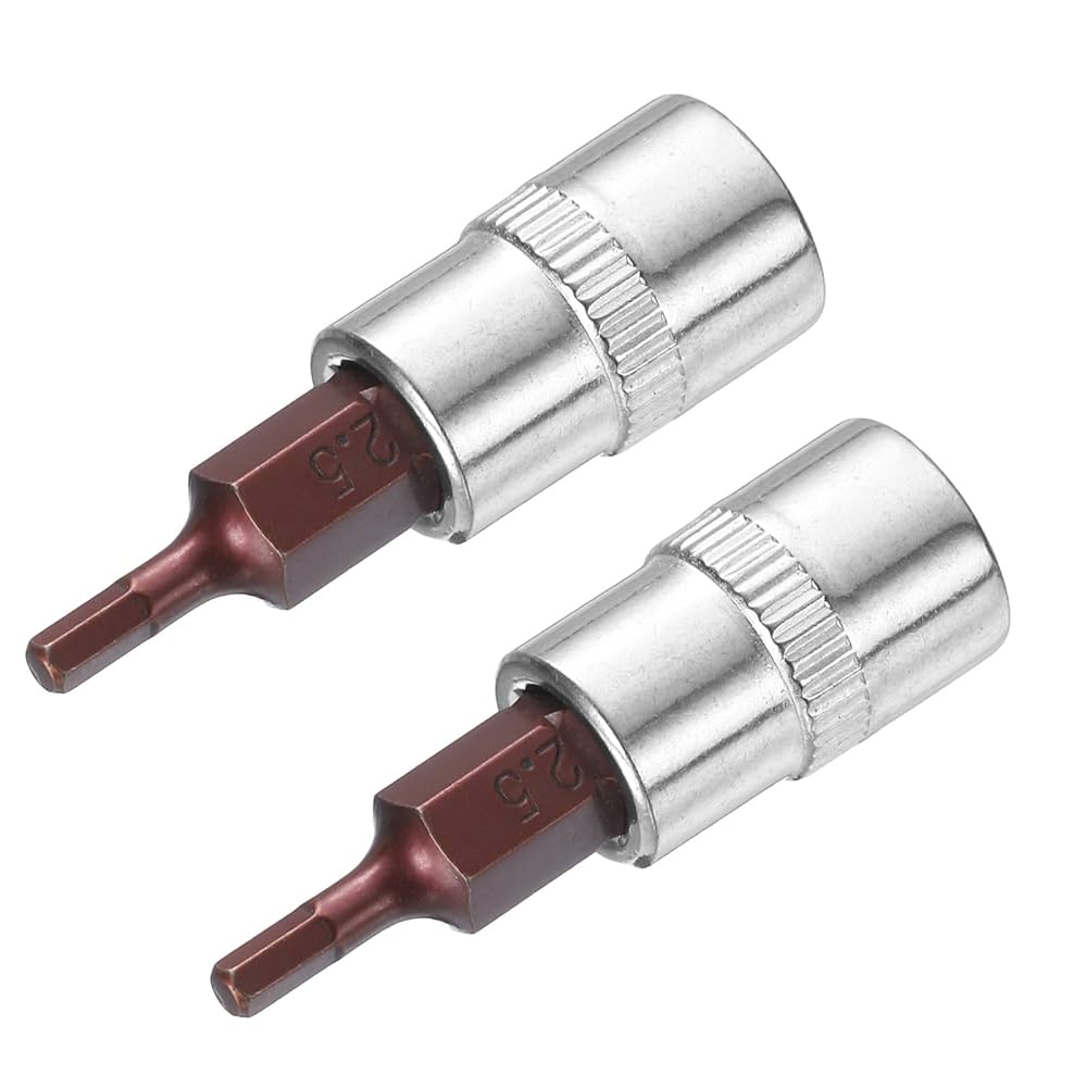 pellicule 2点セット Amazon | uxcell ドライブ x H2.5(2.5 mm) 六角ビットソケット